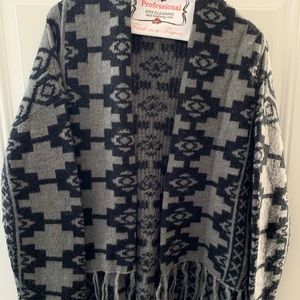 Shawl collar cardigan